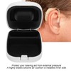 LIZEALUCKY Behind‑The‑Ear Hearing Aid Case,Waterproof Drop Resistance Storage Box Portable