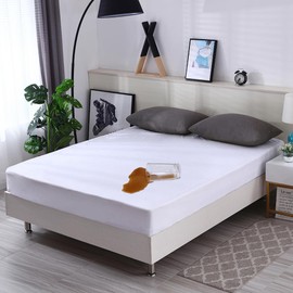 M-bestl Luxury Waterproof Mattress Protector King Size Bed,Mattress Cover,100% Waterproof and Breathable，Deep Pocket (UK King-150 X 200)