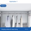 Wardrobe Rail, 31-52cm Wardrobe Hanging Rail, Wardrobe Rails and Fittings