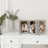 LumenTY Triple Photo Frame Triple Foldable Frame (Photo Size 10