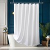 AooHome Fabric 96 inch Extra Long Shower Curtain Liner, Durable