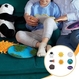 Perfeclan 8X Strukturierte Spielmatte Sensorische Matten, Tragbares Reisespielzeug, Strukturierte Bodenfliesen Sensorische Fliesen für Klassenzimmer