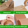 Adhes Biodegradable Brown Paper Packing Tape 3 Rolls 2 Inch