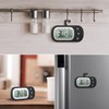 Ankilo Upgraded Refrigerator Thermometer, 2 Pack Portable Digital Waterproof Fridge