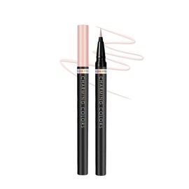 Music Flower Eyeliner Pen,Colored Matte Liquid Eyeliner Waterproof Smudge Resistant with Precise Tip (Nude)