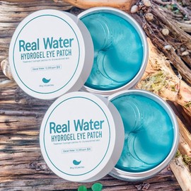 Preity Eye Area Care Moisturizing Real Water Hydrogel Eye Patches (2), 60 packs / 프레티 눈가 관리 눈가 보습 리얼 워터 하이드로겔 아이패치 2개 60개입