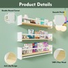 MXCSE Floating Nursery Shelves, Floating Shelves for Wall Kids, Wood