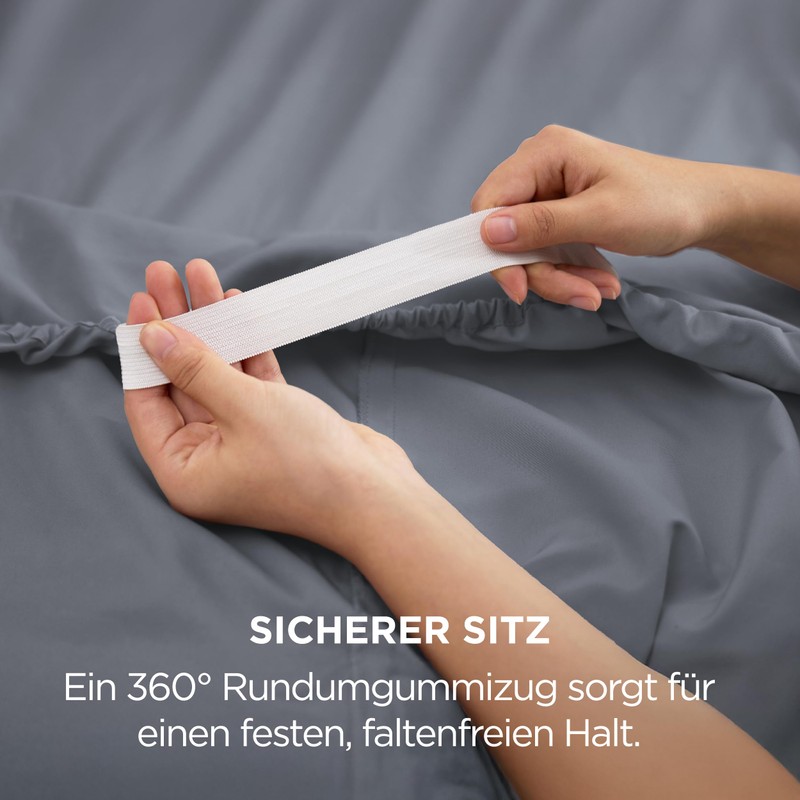 Bedsure Fitted Sheet 140 x 200 cm up to 30