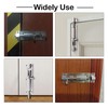 LDEXIN 2Pcs Door Security Slide Latch Lock, 4 inch/100mm Heavy