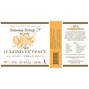 Sonoma Syrup Co Pure Almond Extract 8 oz | for