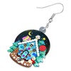 DALANE Acrylic Anime Christmas Tree Snow Globe Earrings Dangle Drop