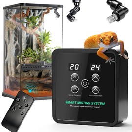 FMATOZ Reptile Mister Humidifier Reptile Mister System with Timer – Auto Terrarium Misting System for Chameleons, Snakes, Frogs, Lizards & Turtles