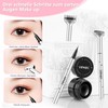 Eyeliner Stamp, 2-in-1 Lower Eyelash Stamp, Eyelash Lower Stamp with