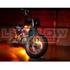 LEDGlow 10pc Advanced Orange LED Motorcycle Accent Neon Underglow Lighting