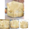 Luxury Princess 3 Side Openings Post Bed Curtain Canopy Netting