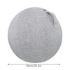 55cm/65cm/75cm Cotton+Linen Protective Yoga Ball Cover Exercise Ball Protection Skin