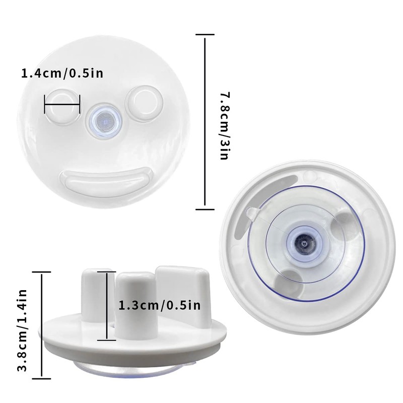 Smiling Sponge Holder with Suction Cup ，Sponge Organizer for Kitchen