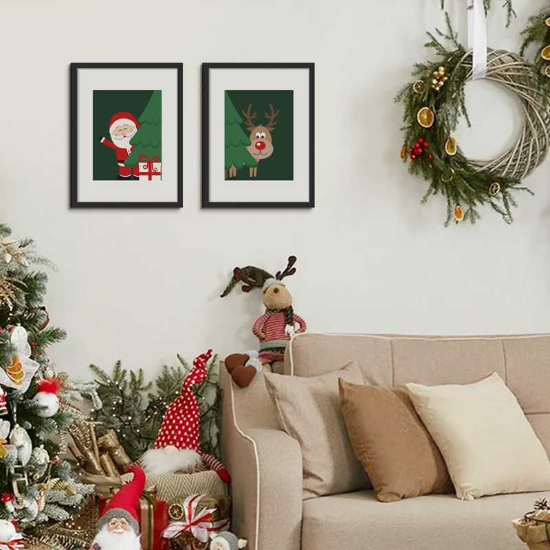 upsimples 12x16 Picture Frame, Display Pictures 8.5x11 with Mat or