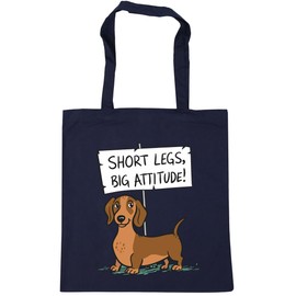 Hippowarehouse short legs, big attitude! Tote Shopping Gym Beach Bag 42cm x38cm,10 litres
