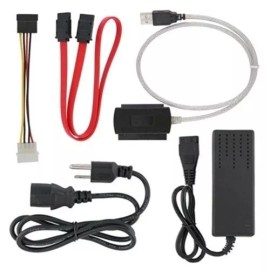 Unbranded/Generic USB 2.0 to SATA PATA IDE 2.5" 3.5" HDD SSD Hard Drive Adapter Transer Cable Kit