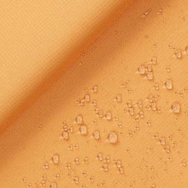 Ottertex Polyester Ripstop Fabric PU Coated 200 Denier 8.7oz 59/61" Wide Waterproof Tent Water Repellent Dustproof Airtight Inflatable Flag Tarp Cover Excellent Fabric for Kites (1 Yard, Gold)