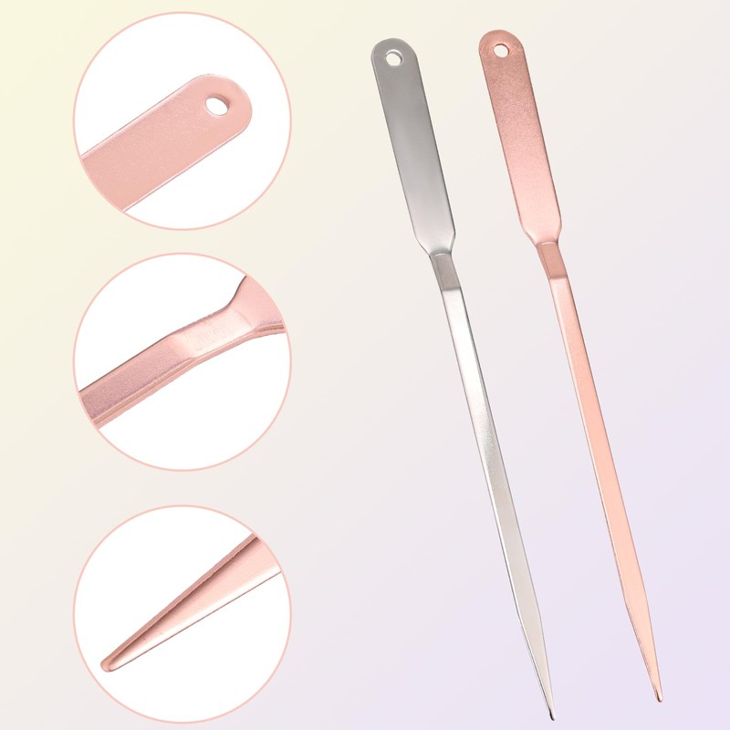 Pack of 2 Envelope Opener, Letter Opener, Stainless Steel Tools