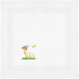 'Mother Duck And Ducklings' Cotton Napkin/Dinner Cloth (NK00041209)