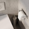 Ruacq Toilet Paper Holder Chrome 2 Pack Double Post Pivoting