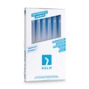 HALM Reusable Drinking Straws, Pack of 6 Straight 20 cm