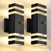DASTOR Motion Sensor Outdoor Wall Lights 2 Pack, Dusk to