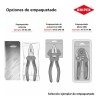 Pinza Aislada Univ. De Alta Palanca 8'' Knipex 02 06