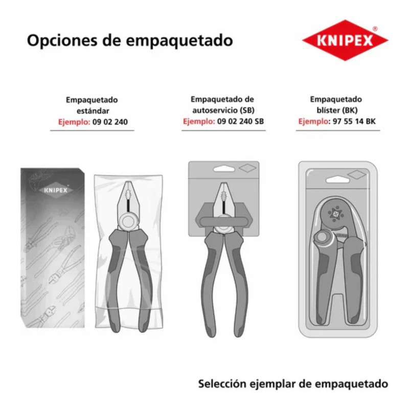 Pinza Aislada Univ. De Alta Palanca 8'' Knipex 02 06