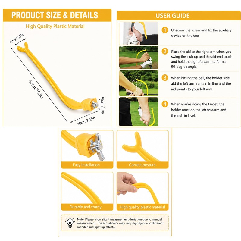 YISIHUICH Golf Swing Trainer, Golf Training Aid for Beginners, Wrist