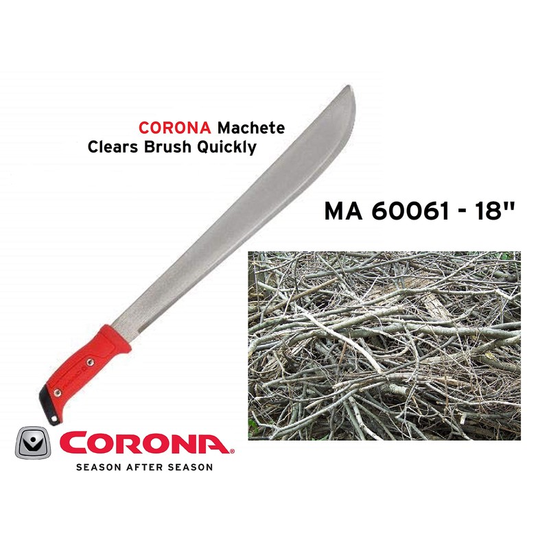Corona MA 60061 Ergohandle Machete, 18"
