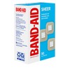 BAND-AID Brand Sheer Spots Adhesive Small Square Bandages, Sterile, Individually