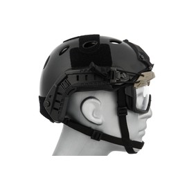 Lancer Tactical Safety Goggle for Bump Type Helmet (Helmet Not Included) (Foliage Green Frame/Clear Lens)