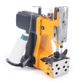 Electric Bag Sewing Machine, Industrial Handheld Cordless Bag Closing Machine, Portable Automatic Woven Bag Stitching Packing Machine for Leather Burlap PP Woven Kraft Paper Bag