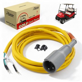 Roykaw 48 Volt Golf Cart Plug Cord Power Adapter Compatible with Club Car Precedent 2015-up Electric Golf Carts, Replaces OEM# 105070101