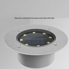 Solar Underground Lights White Light Waterproof Recessed LED Landscape Lamp