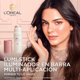 L'Oreal Paris, Lumi Glow Highlight Stick, Iluminador En Barra Con Acabado Brilloso, Tono 635
