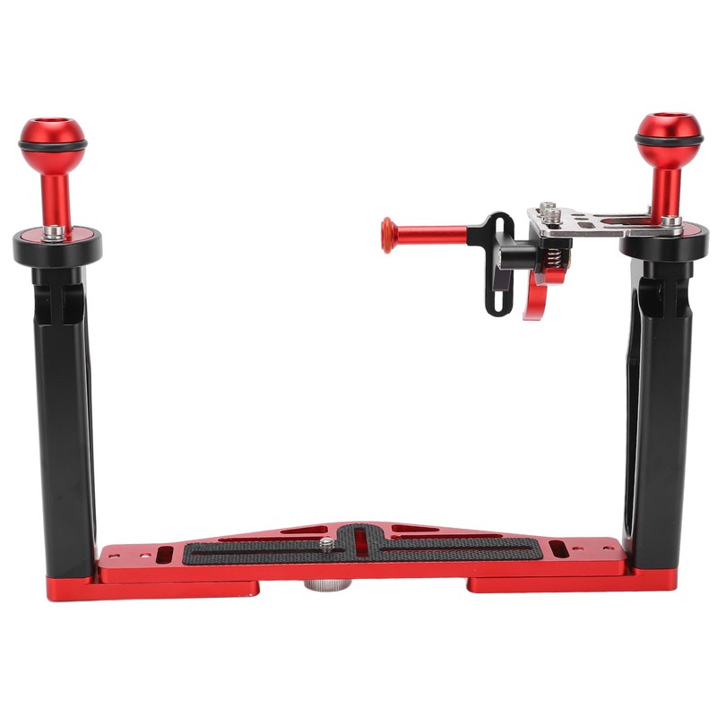 Dual Handle Tray Stabilizer Rig Diving Underwater Camera Housing Tray