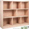 VEVOR Cubby Mobile Tray Storage Cabinet, 8-Compartment Cubby Storage Shelf,