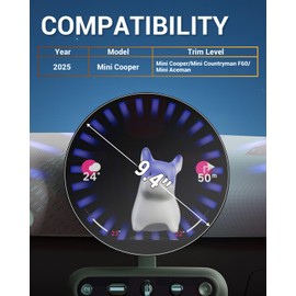 YEE PIN Compatible with 2025 Mini Cooper Screen Protector for 2025 Mini Cooper Accessories, Screen Protector for 2025 Mini Countryman F60 Mini Aceman 9.4” OLED Display Nano Protective Film 2 Pack