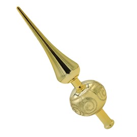 Nereds Christmas Tree Topper Vintage Spherical Christmas Tree Topper Christmas Hanging Star Antique Decor for Christmas Tree Decorations (gold)