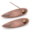 WERIGONI Pack of 2 Metal Copper Incense Sticks Holder, Suitable