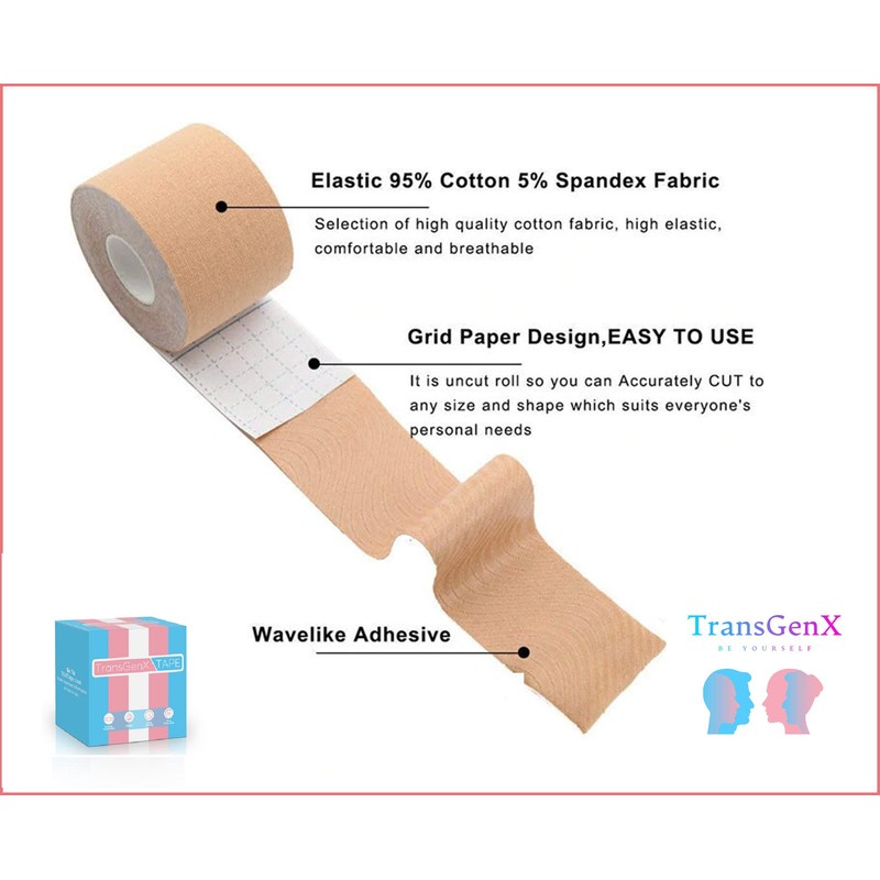 TransGenX Tape - Gender Affirming FTM Chest Binding