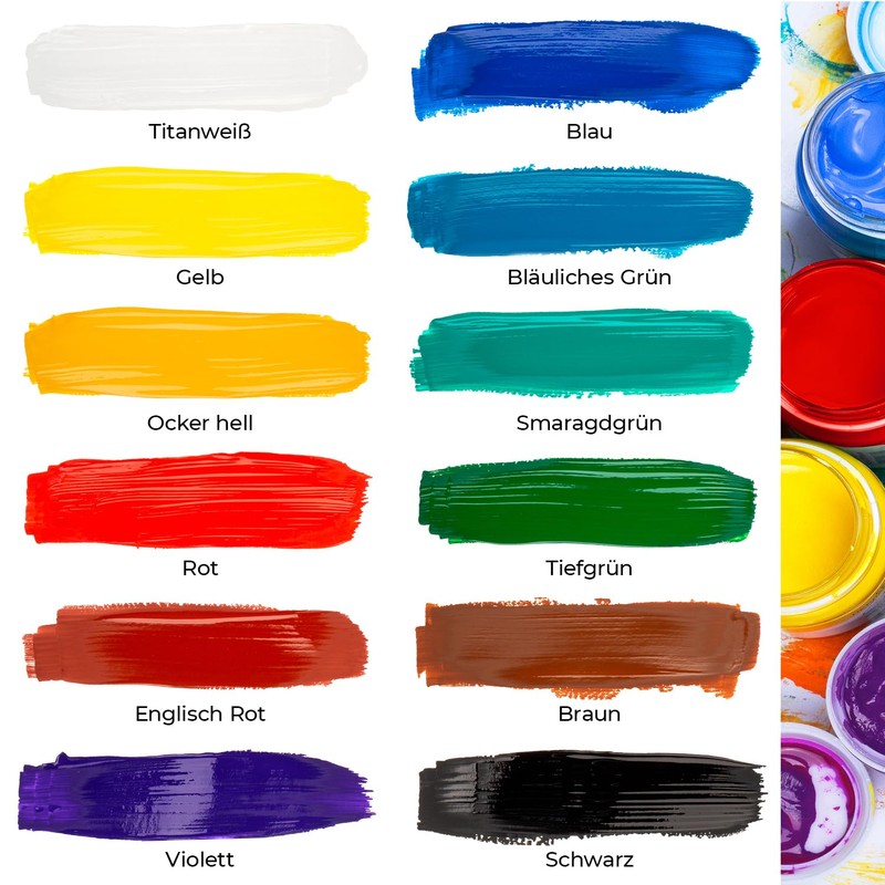 Sonnet - High Quality Gouache Paint Set (12 x 40