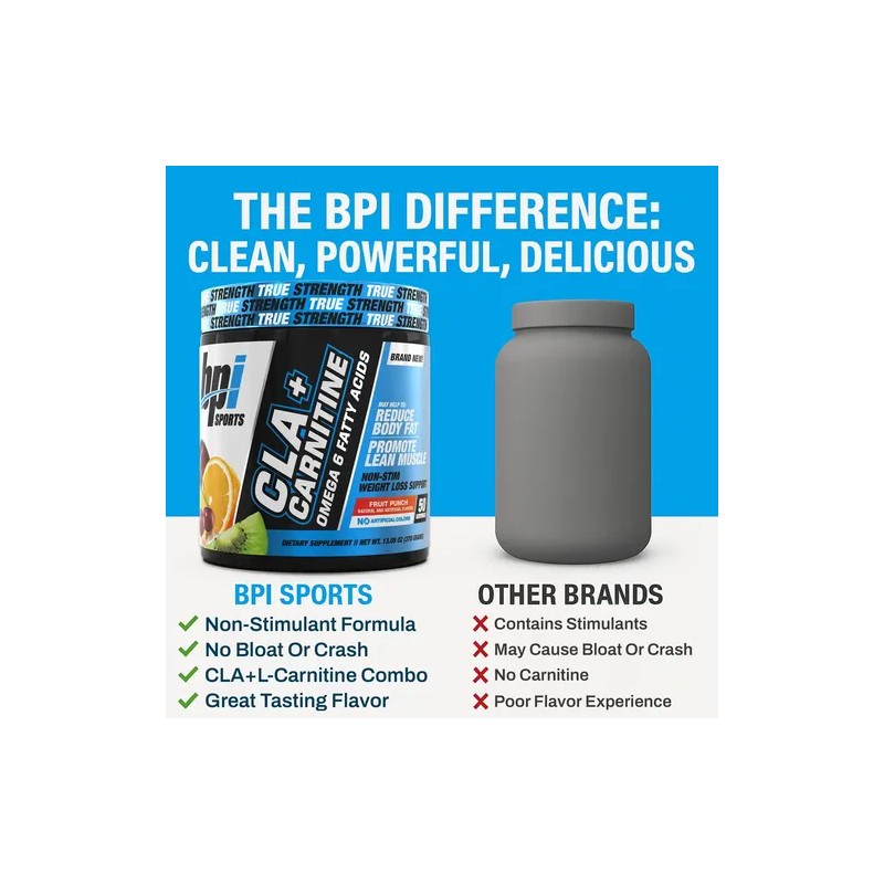 Bpi Sports Cla L-carnitina, Fruta Punch