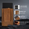 Dinghao RFID Blocking Slim Money Clip Aluminum Wallet Automatic Pop-up