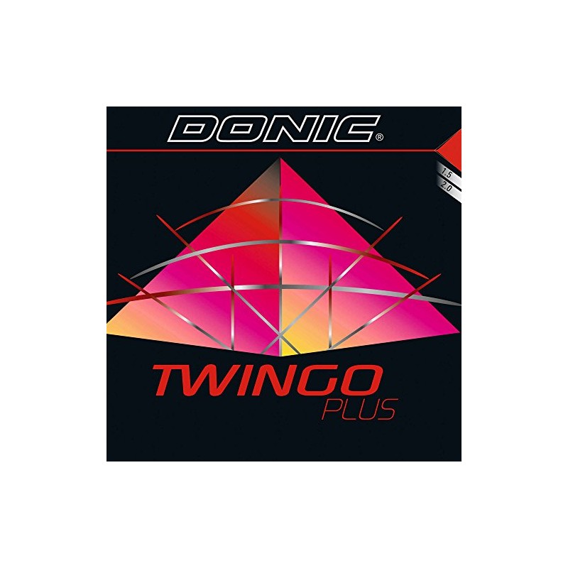 DONIC Belag Twingo Plus, options 2,0 mm, black